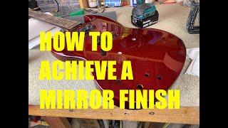 Gibson SG Special Restoration  Part 6: Wet Sanding and Buffing