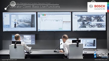 Bosch BVMS Operator Client: Basic Live Functions