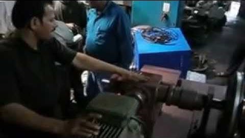 Eddy Current Dynamometer to test Gear Box