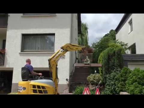 Nassen Kellerboden Sanieren Drainage Unter Aussentreppe Erneuern Firma Timreck Youtube