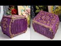 Beautiful Jewelry Box from simple materials/Air dry clay crafts