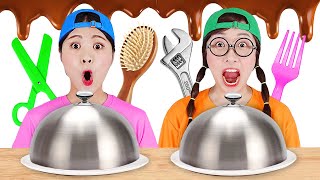 Mystery Food Tool Challenge 복불복 음식 챌린지 DONA 도나