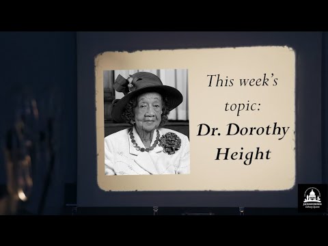 Black American Women Innovators: Dorothy Height by Majure Library of Utica - Sept. 25, 2020