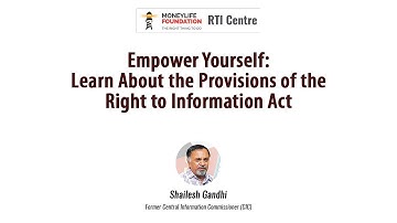 Empower Yourself: Learn About the Provisions of the Right to Information Act
