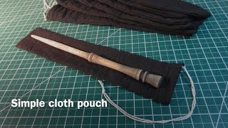 Make In A Minute Simple Cloth Pouch