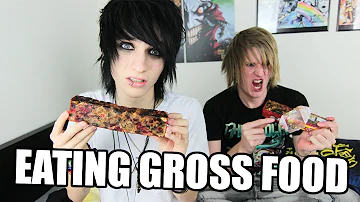 EATING GROSS FOOD With Alex Dorame And Bryan Stars