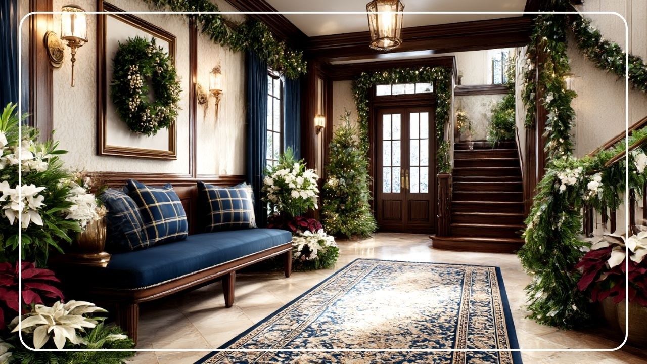 🎄Ralph Lauren Inspired Home Decor 2025 | Transform Your Entryway for ...