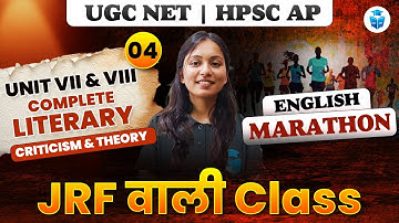 UGC NET English Marathon 2025 | Literary Criticism & Theory Complete Revision | Aditi Taparia Mam
