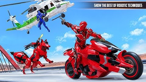 Wild Fox Transform Bike Robot Shooting: Robot Game Centaurus Games Latest Android Gameplay