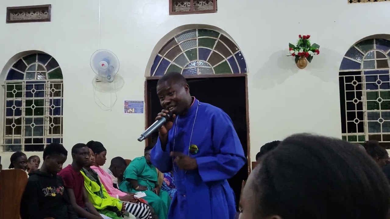 Our new Lay Reader Nyanzi Daniel of St mark Kakumba Wamala COU during the crossover night 