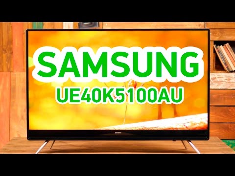 Samsung UE40K5100AU - fullhd телевизор с необычным дизайном - Видео демонстрация