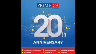 PRIME CA 20TH Anniversary Program