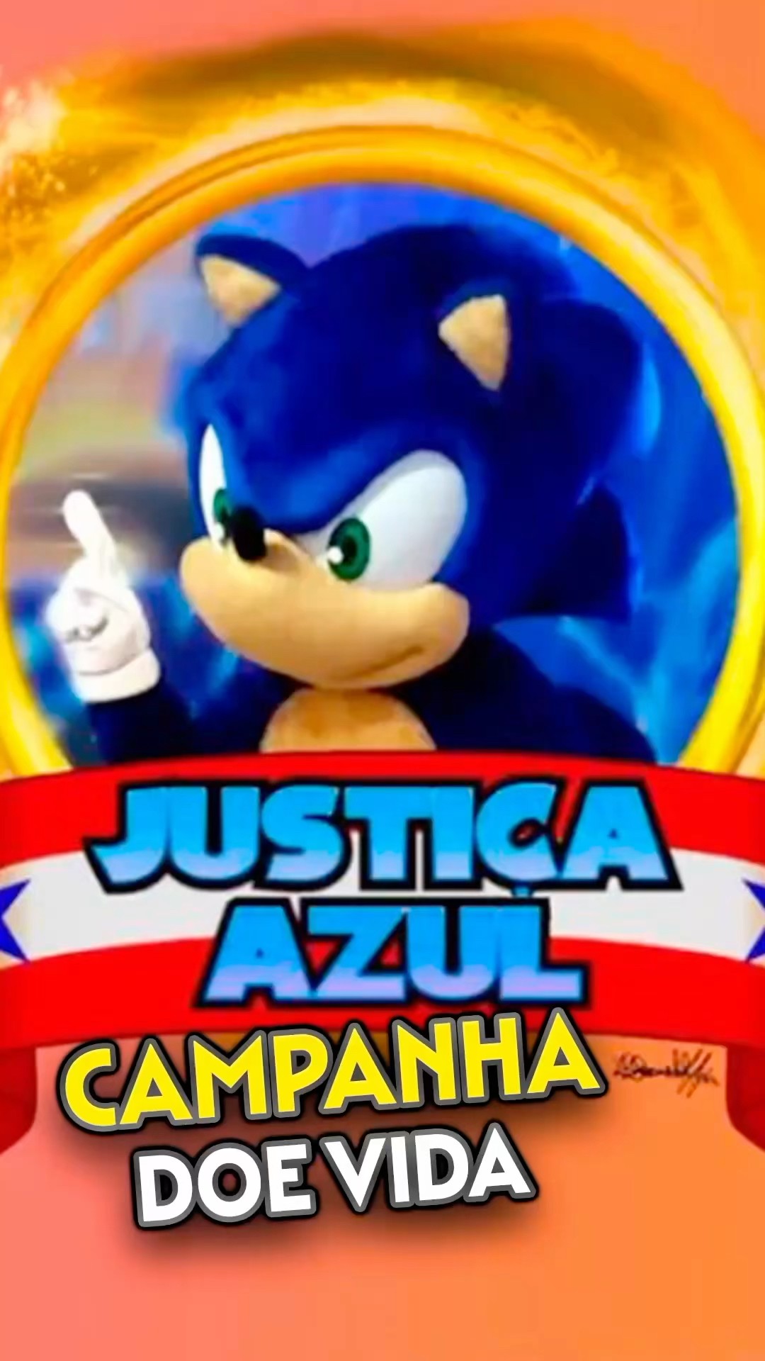 Campanha Sonic doe sangue e doe vida