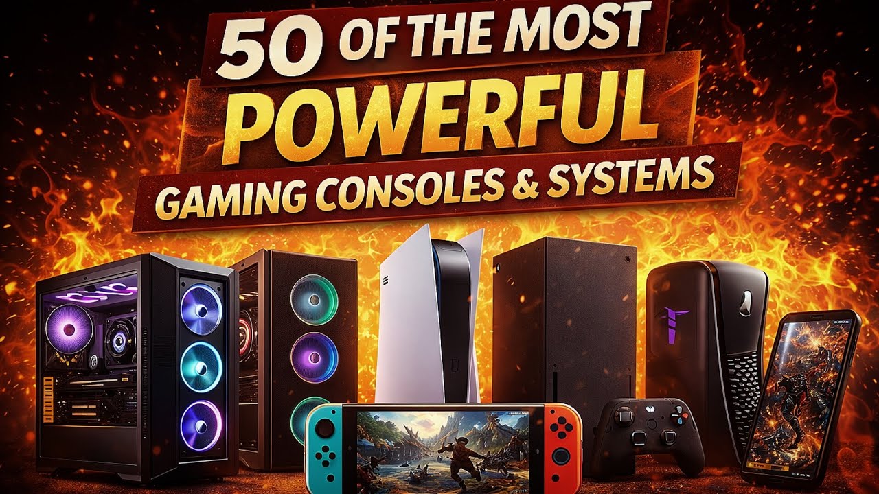 Top 50 Most Powerful Gaming Consoles & Systems of All Time
