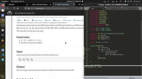 Atcoder Beginner contest 185 | ABC preparation | Live recorded