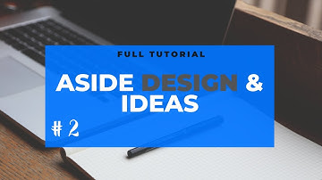 Aside Design & Ideas | Part 2- PROJECT HOTEL WEBSITE  | HTML & CSS CRASH COURSE || Full Tutorial .