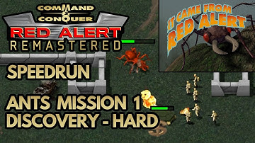 Red Alert Remastered Speedrun (Hard) - ANTS Mission 1 - Discovery