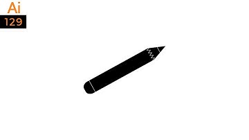 How to make a Pencil Icon in Illustrator