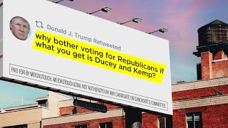 President Trump's attacks on Gov. Ducey appear on a billboard in Georgia