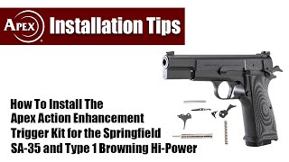 How to Install the Apex Action Enhancement Trigger Kit for the Springfield SA-35 and Type 1 BHP