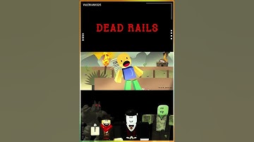 When Your Newbie Friend Burn the Unicorn #deadrails #roblox #animation