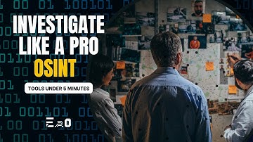 Become an OSINT Master: Investigate Like a Pro with These Top OSINT Tools - E.p.0