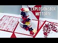DIY Explosionsbox mit Torte