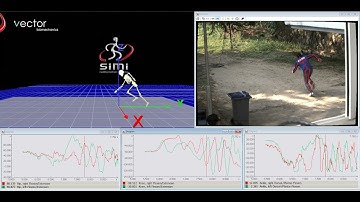 Running analysis with Simi markerless motion capture system
