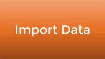 Import Data