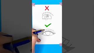 تعليم الرسم | طريقة رسم العين بالقلم الرصاص بسهولة