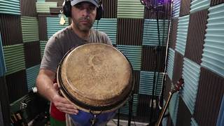 Conga Boku Kinto Test #congas #percussion #recording #musicstudio Angel Cardero.