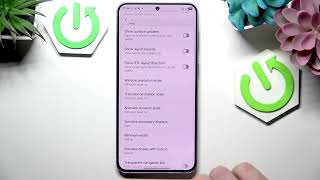 SAMSUNG Galaxy A57 – كيفية استخدام خيارات المطور بأمان
