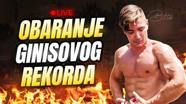 OBARANJE GINISOVOG REKORDA U SKLEKOVIMA (+10kg) – UŽIVO!