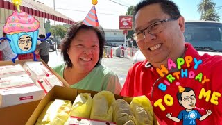 Bill's Birthday!! | 3 Meal Party | King's Hawaiian | Pizza Hut | Tommy's World Famous Hamburgers