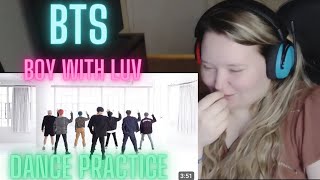 FIRST Reaction to BTS - BOY WITH LUV DANCE PRACTICE ✨💜