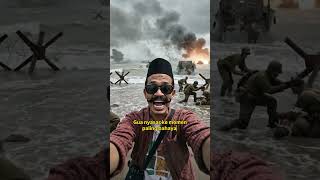 TIME TRAVEL ke PERANG DUNIA 1944 😱 Nyasar ke D-Day Normandy! Vlog di Tengah Perang WW2 #shorts