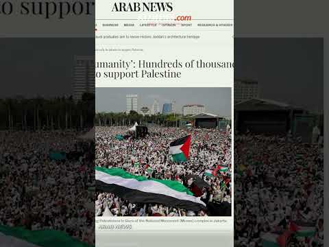Media Asing Sorot Aksi Bela Palestina di Monas, Apa Kata Mereka?