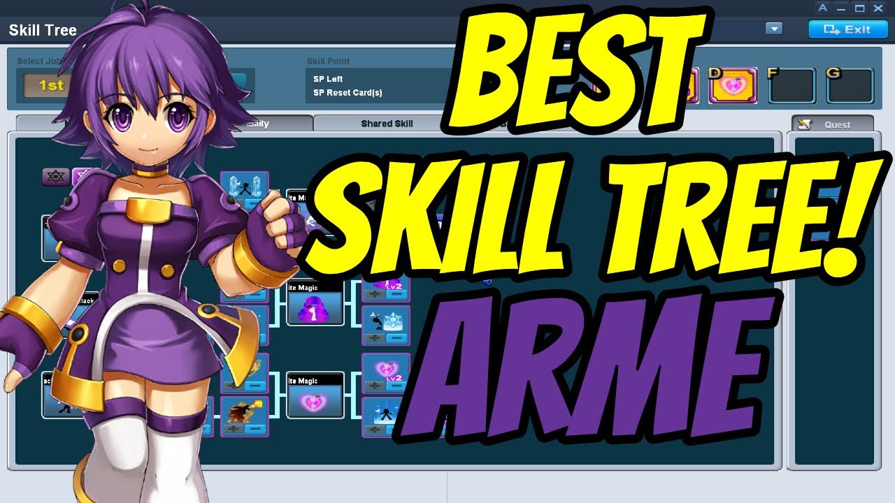 Top 5 Melhores Skills Lass(Ninja) no PvE - Grand Chase Classic [Dicas  Gerais do GC] Build 