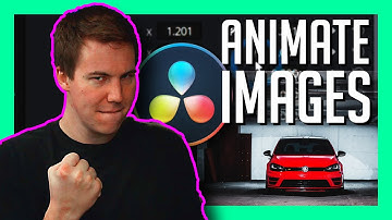 HOW TO ANIMATE AN IMAGE IN RESOLVE 17 - DaVinci Resolve Basics Tutorial