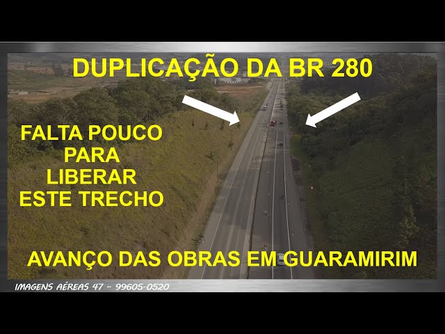 CONHEÇA O NOVO TRAÇADO DA BR-280 EM SÃO FRANCISCO DO SUL - DUPLICAÇÃO DA BR  280 