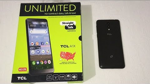 TCL A1X Unboxing & First Look (Straight Talk)