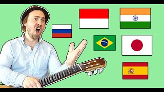 I learned to sing in 16 different languages!