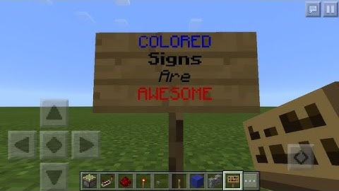 how to get colour text in MCPE | Minecraft no mods | 100% working