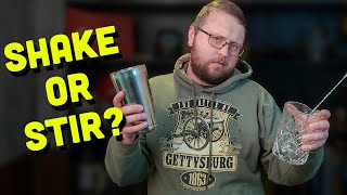 Shaking Vs Stirring - When to shake or stir a cocktail