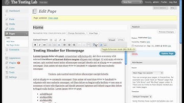 Editing Pages 6 - Spell Checker and Full Screen Mode