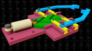 Slider Actuator Gripper Mechanism 3D Model