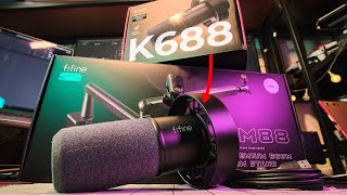 Fifine K688, BM88: годнота или фуфло? Сравнение микрофона с Godox Movelink, Shure SM57
