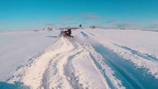 MatATV || GoPro4 | yamaha grizzly 700 honda foreman 500 | snow riding #023