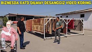 : BU ISHDA QANCHA PUL TOPSA BOLADI? GILAM YUVISH BIZNESI