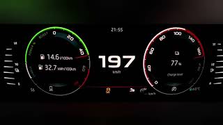 2022 Skoda Octavia vRS 1.4 iV Plug-in Hybrid, 242PS acceleration test and top speed.